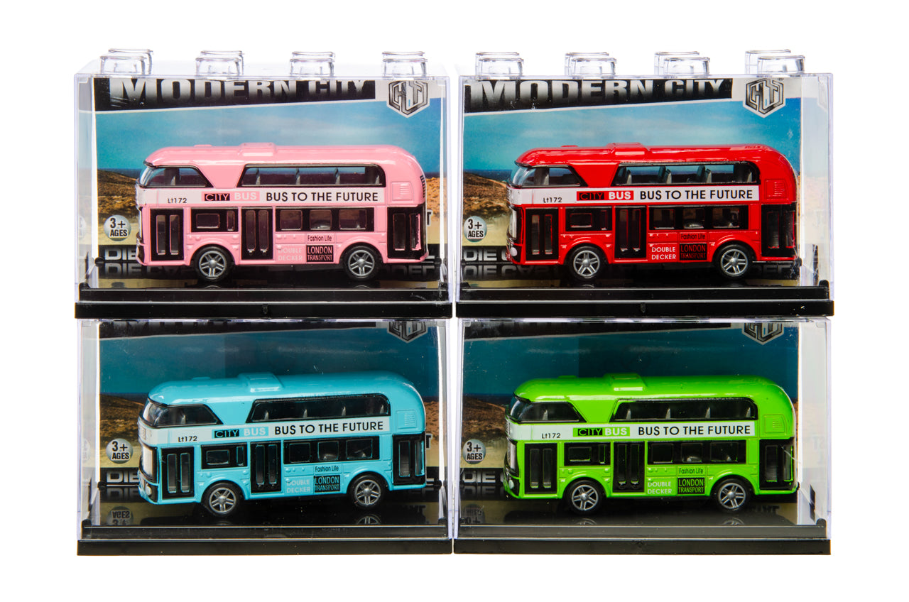 Single Diecast Double-Decker Bus