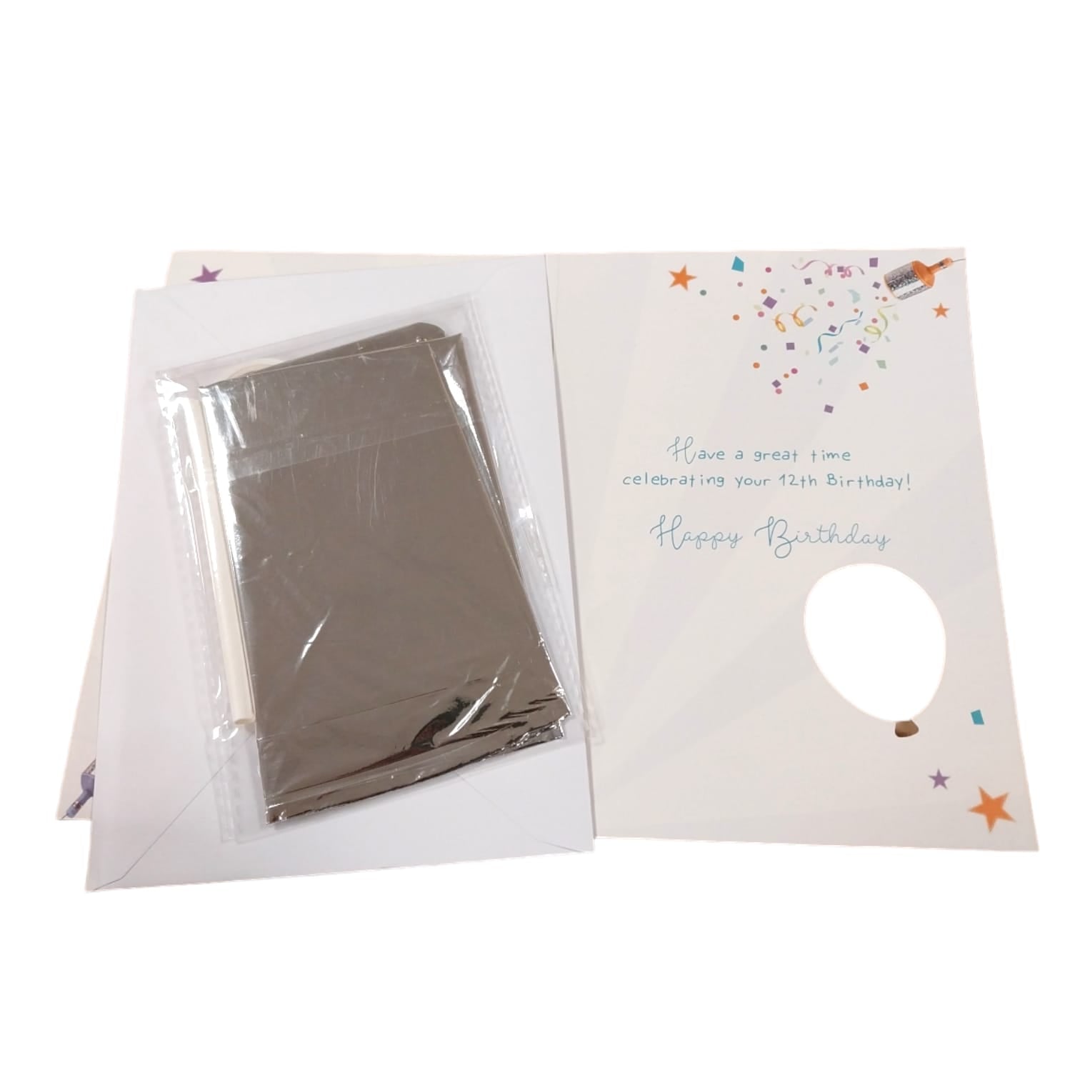 Happy Birthday 12 today Have fun Balloon Boutique Greeting Card