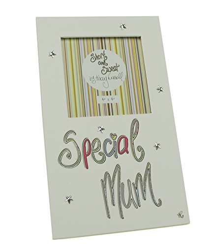 Tracey Russell 23cm Wooden "Short & Sweet" Collection Special Mum Frame 4" x 4"