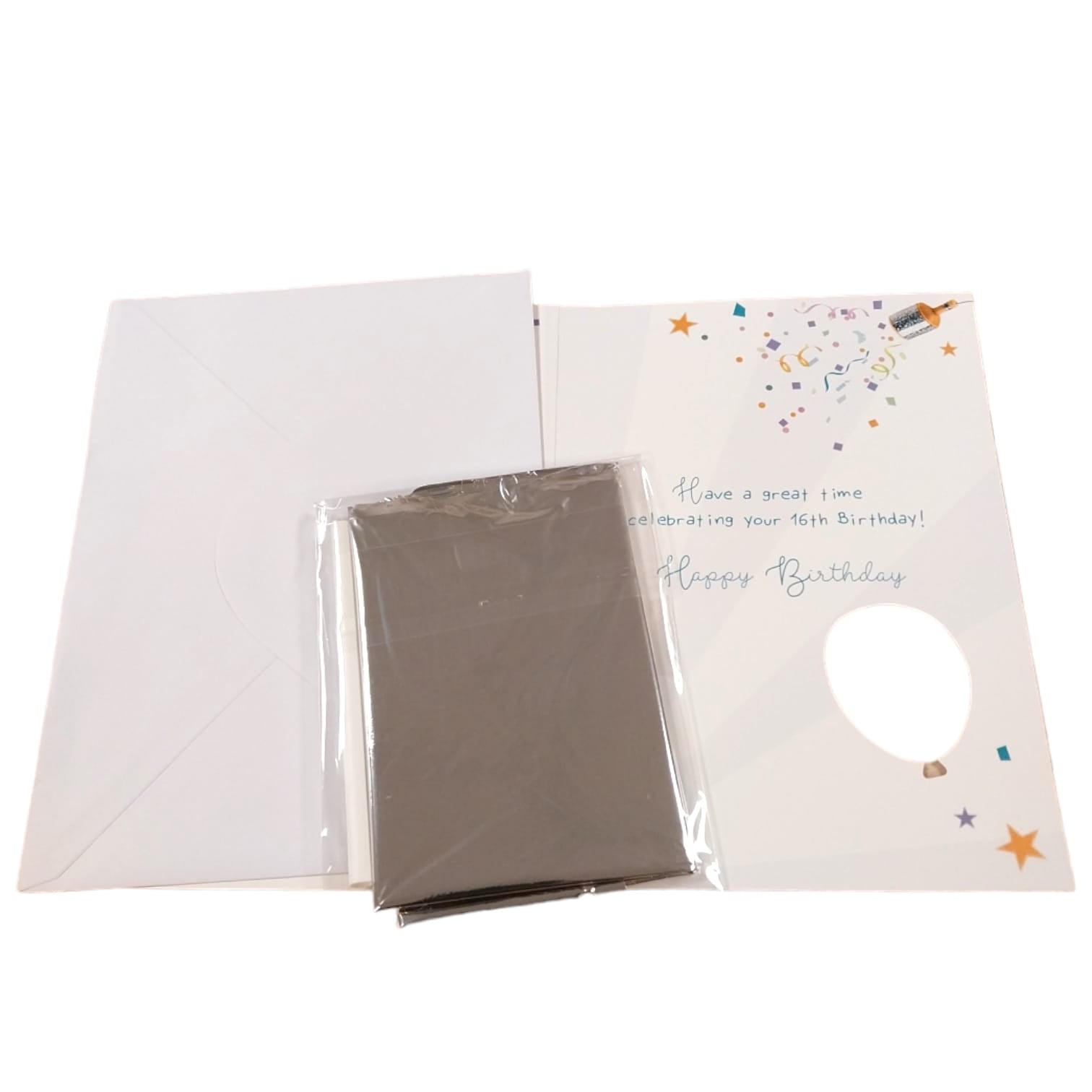 Happy Birthday 16 today Have fun Balloon Boutique Greeting Card