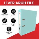 A4 Pastel Green Paperbacked Lever Arch File by Janrax