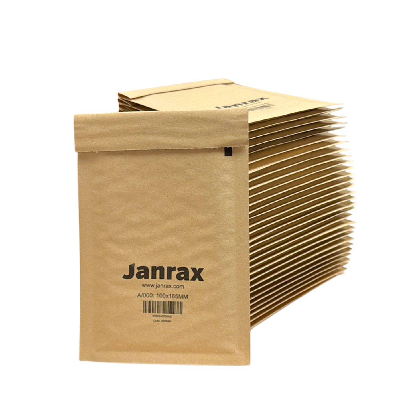 Bubble Lined Size 000/A Padded Brown Postal Envelope by Janrax