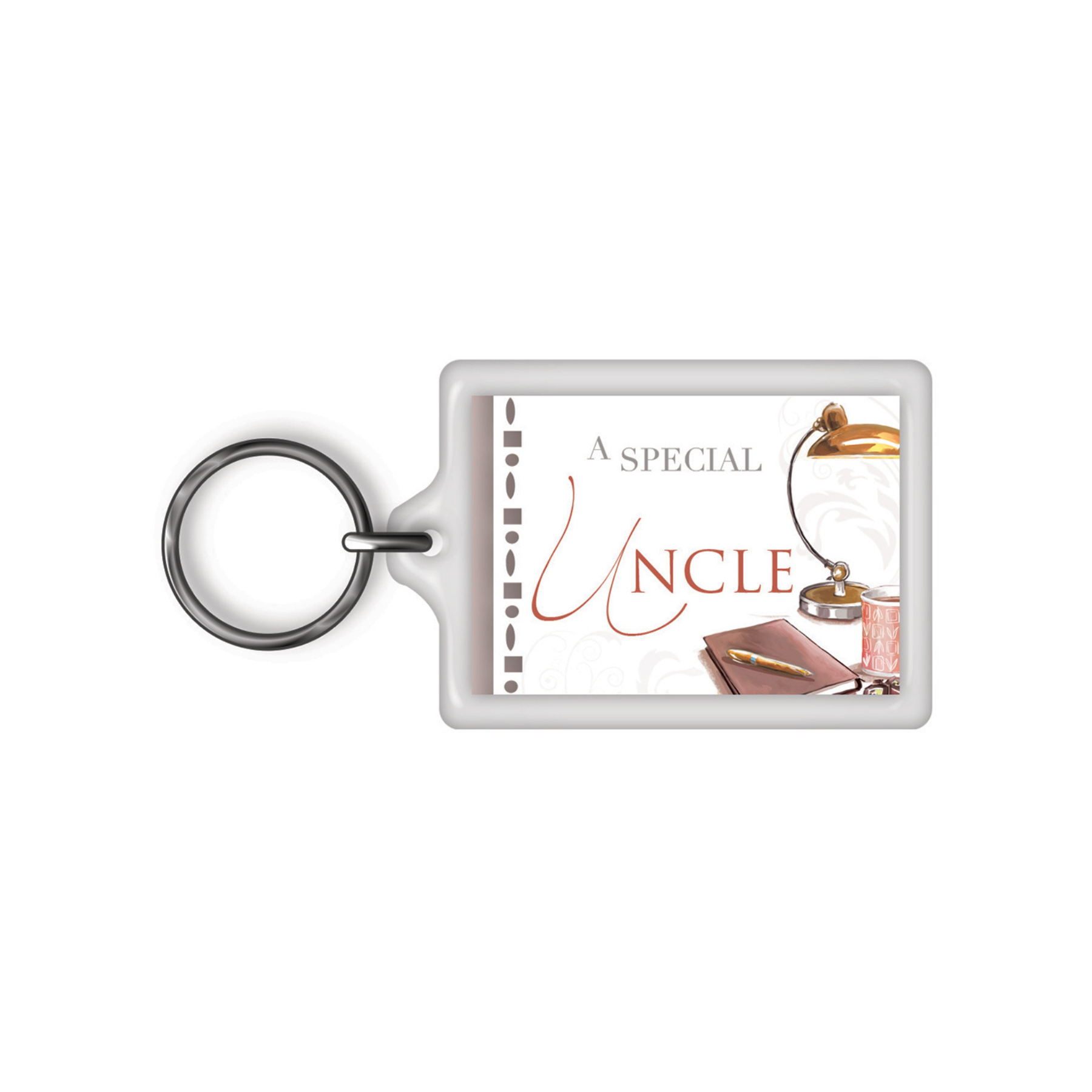A Special Uncle Celebrity Style World's Best Keyring