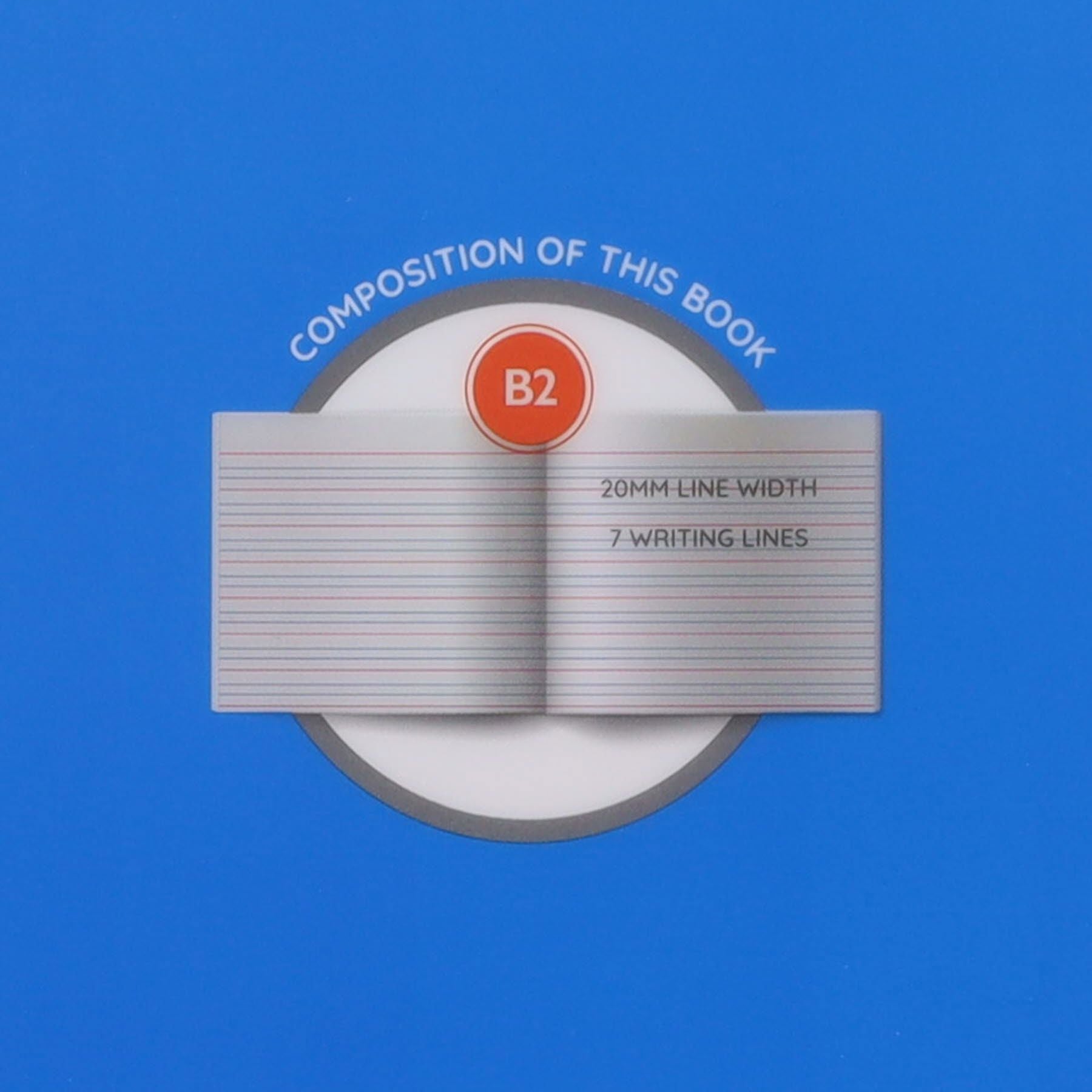 40 Pages B2 Durable Cover Learn To Write Copy Exercise Book by Ormond