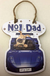 No 1. DAD Boofle Hanging Plague GREAT DAD CAR Christmas Fathers day Birthday Any Occasion
