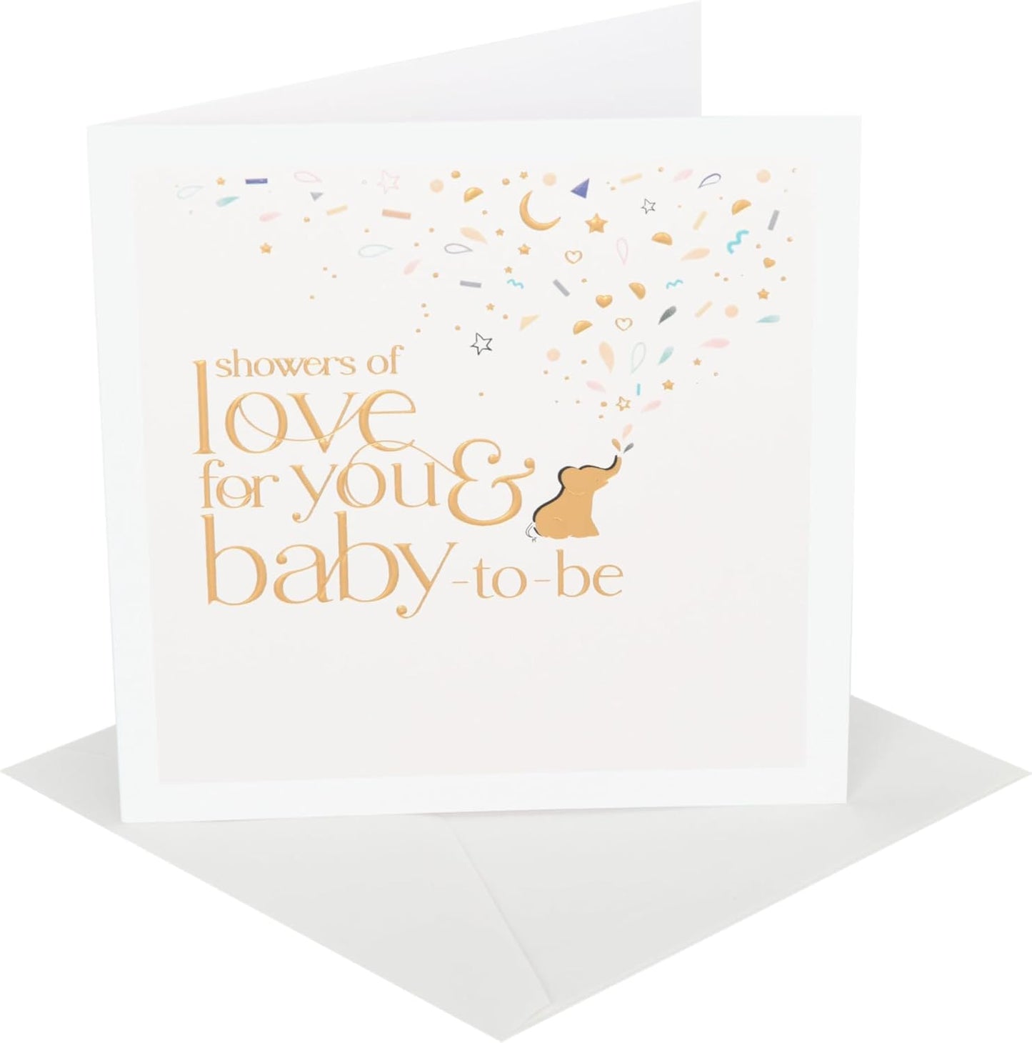  New Parents Baby Shower Congratulations Card Baby Elephant