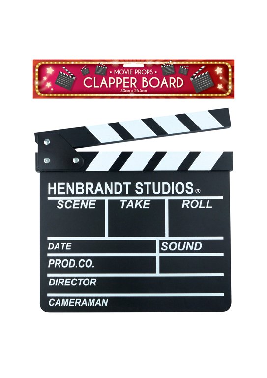 30cm x 26.5cm Movie Clapper Board {DC}