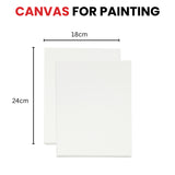 18x24cm Stretched Mini Canvas 280gsm