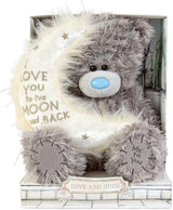 Me to You Tatty Teddy 'Love You To The Moon And Back' 19cm High Presented On Premium Gift Plinth Signature Collection