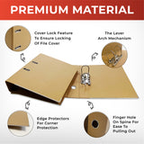 A4 Kraft Lever Arch File