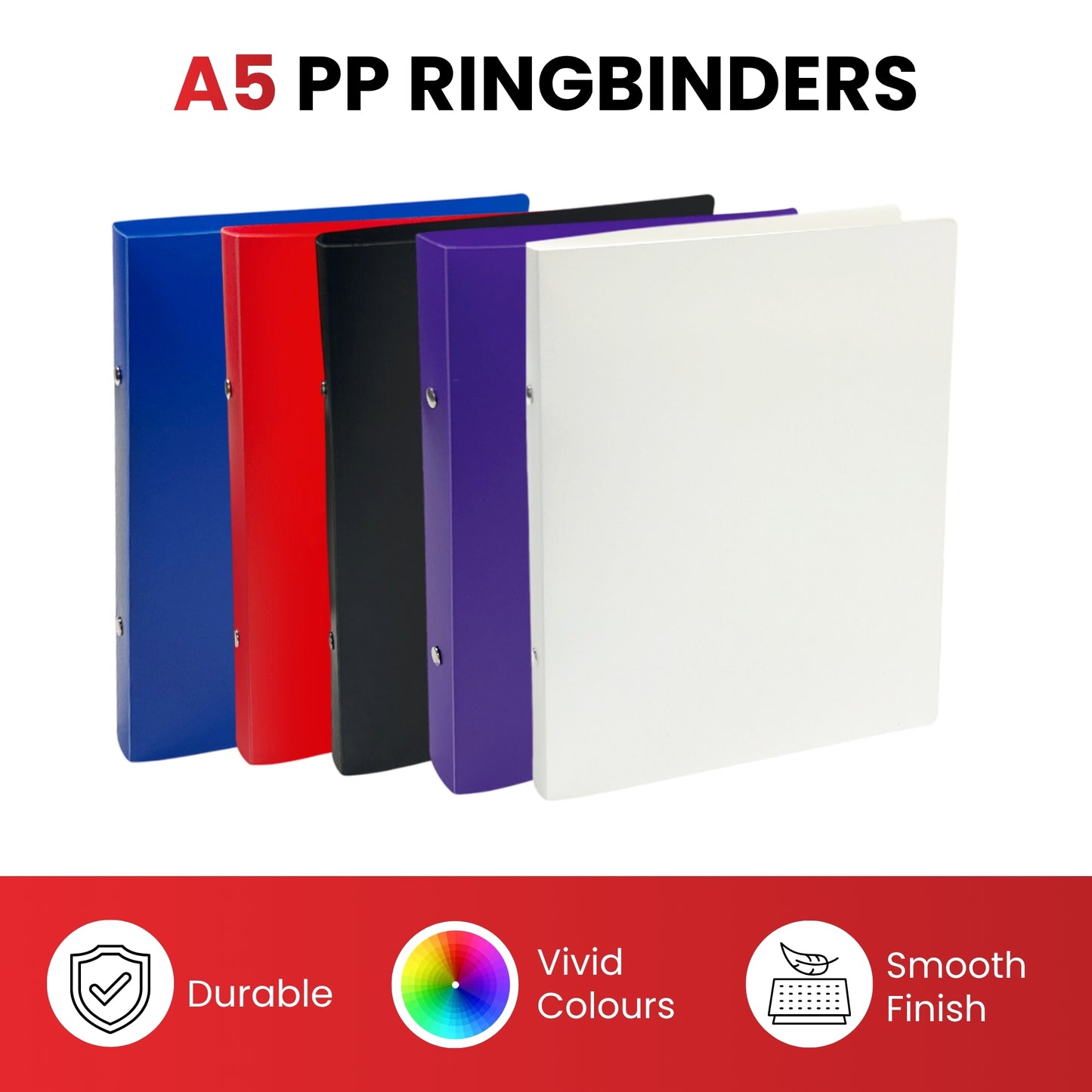 A5 Purple Ring Binder by Janrax