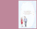 Heart And Flowers Beautiful Wife Luxury Handmade Valentine's Day Card
