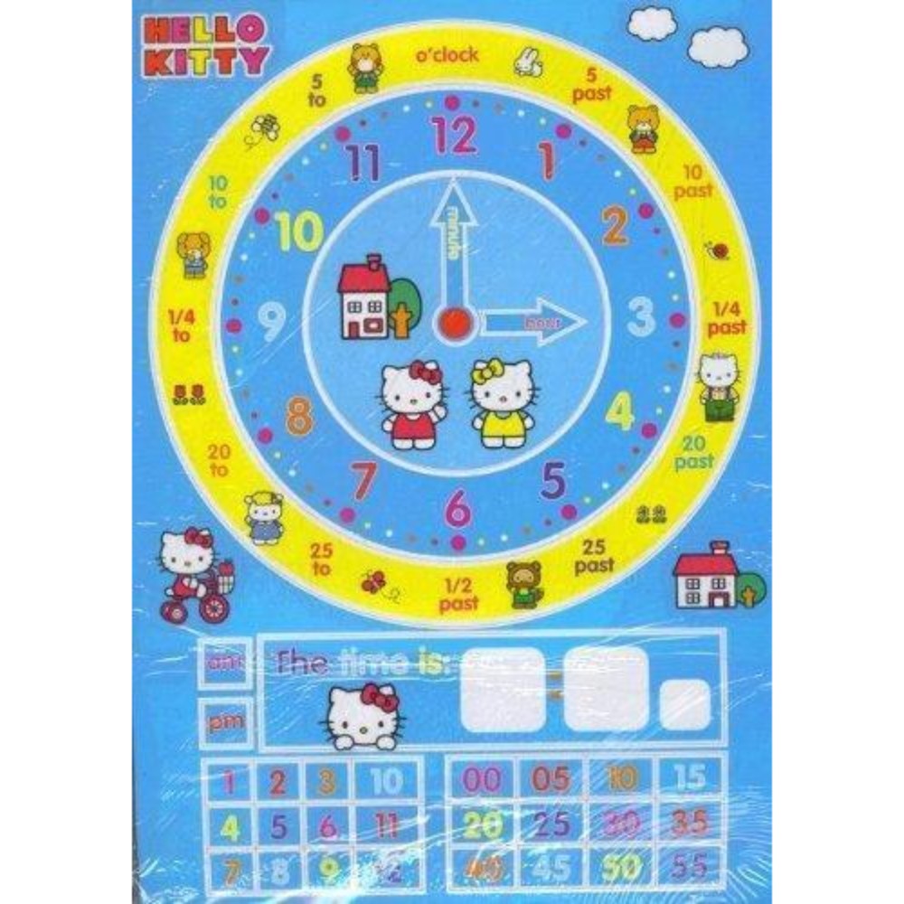 Hello Kitty Tell The Time Magnets