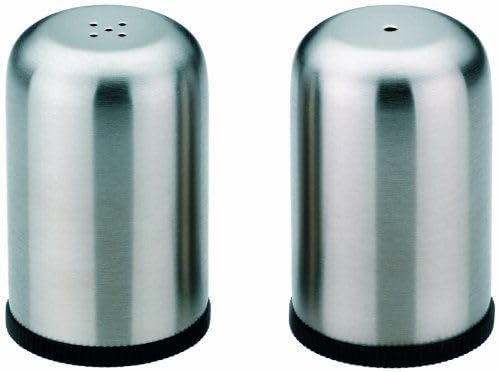 Kela 16921 Salt / Pepper Shaker Twin 2-Piece Set Stainless Steel {DC}