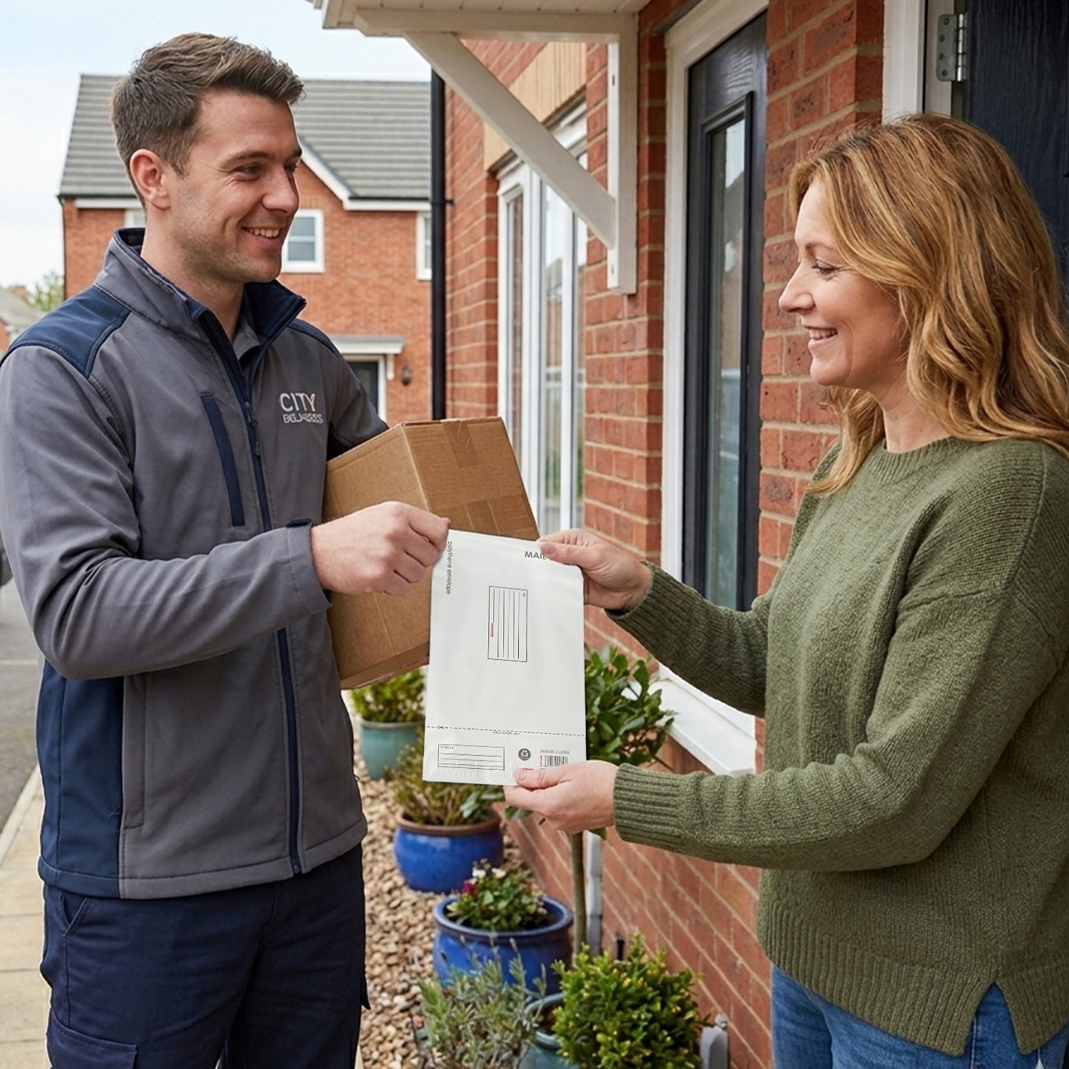 Pack of 10 Extra Large Polythene Mailing Bags 42x50cm – Secure Peel & Seal Envelopes