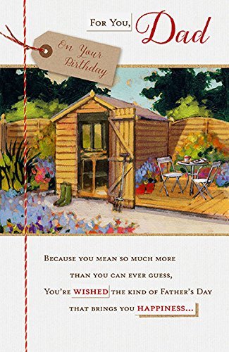 Dad On Your Birthday Nice Verse Greeting Card 