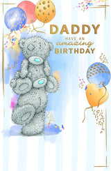 Bears Doing Piggyback Daddy Birthday Card