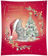 Bear With Tree Fabulous Nanny Christmas Card