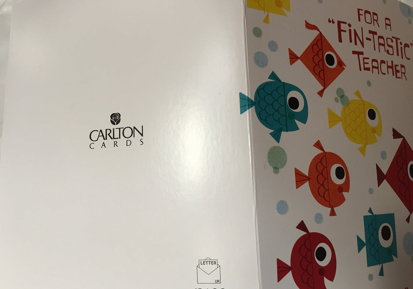 For A FiN-TASTiC TEACHER Thank You Card