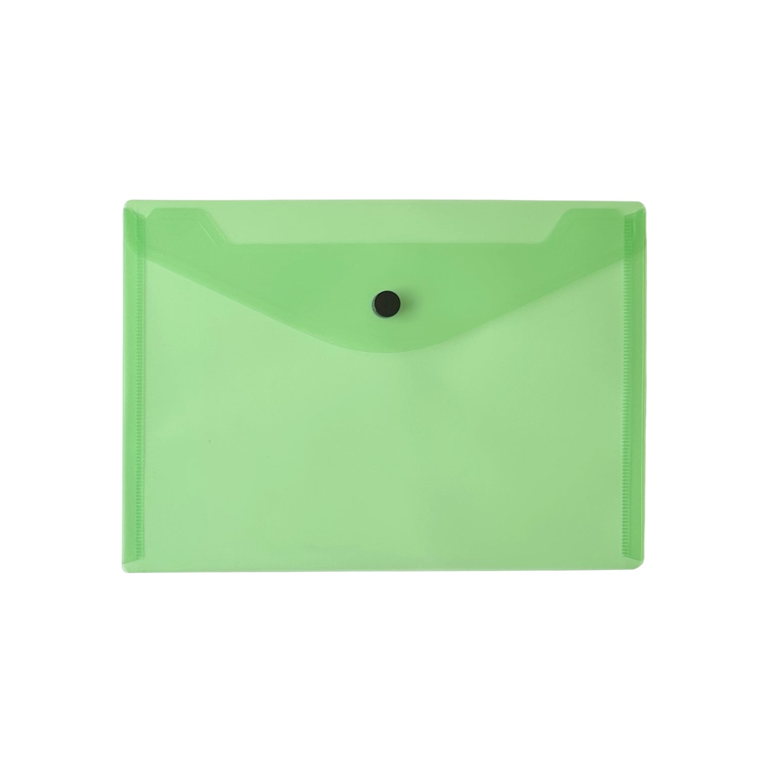 Pack of 12 Janrax A5 Green Document Wallets