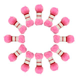 Pink Acrylic Yarn Roll – 10g, 4 Strand 8 Ply Knitting Wool