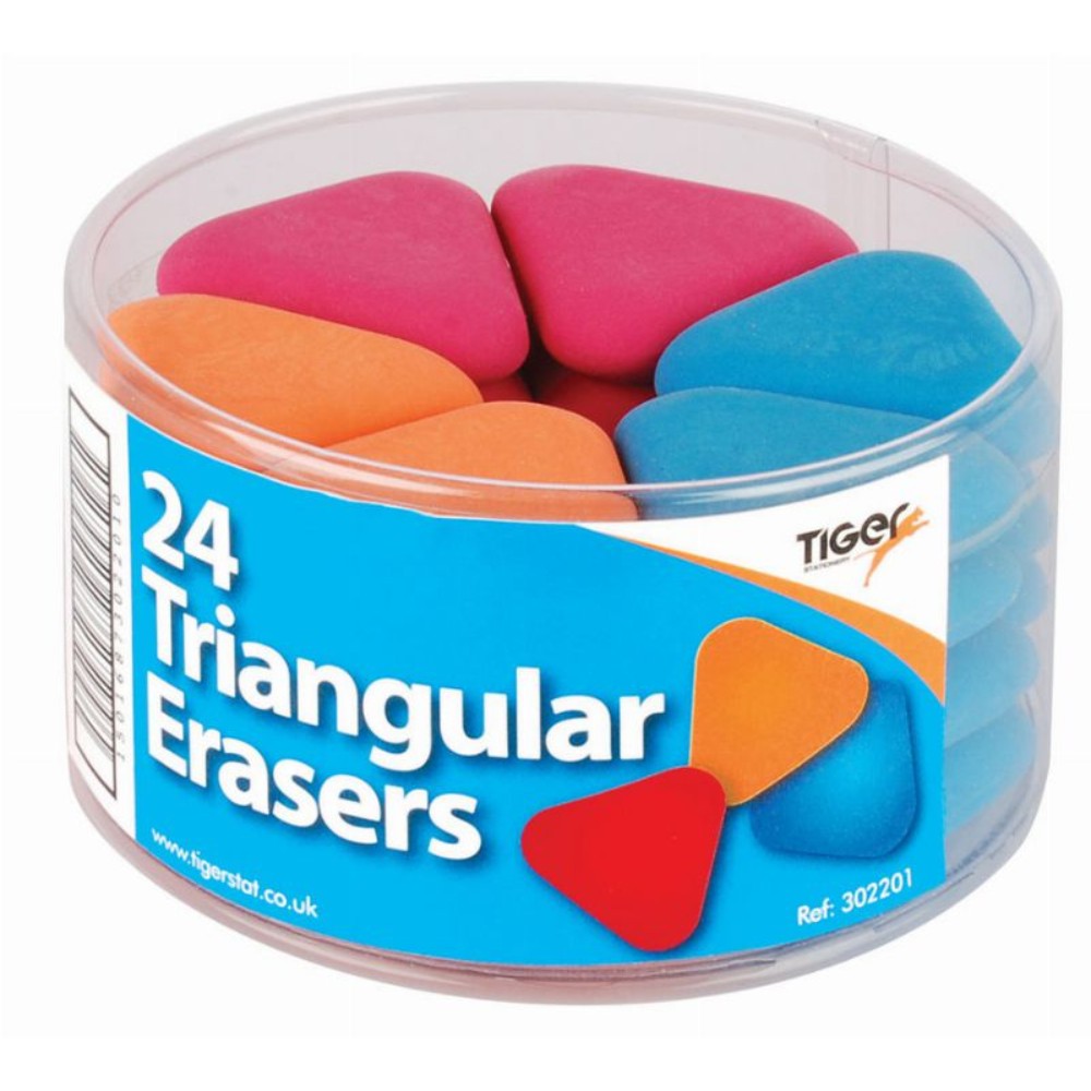 Multicoloured Triangular Eraser