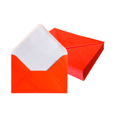 Pack of 50 Vivid Flare Red 114x162mm Gummed Envelopes