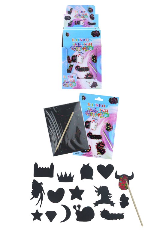 Scratch Magic Colour Sticker Set {DC}