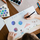 Pack of 18 Cool Holographic Round Labels 24mm