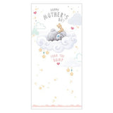 Bear Lying On Cloud With Teddy Bear From The Bump Mother's Day Card 