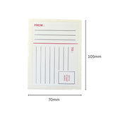 Pack of 7 Return Address 80x110mm Printed Labels