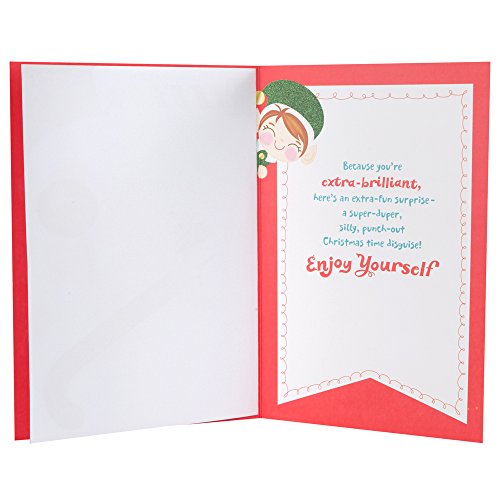 Hallmark Christmas Card 'With Fun Disguise From Little Boy' 