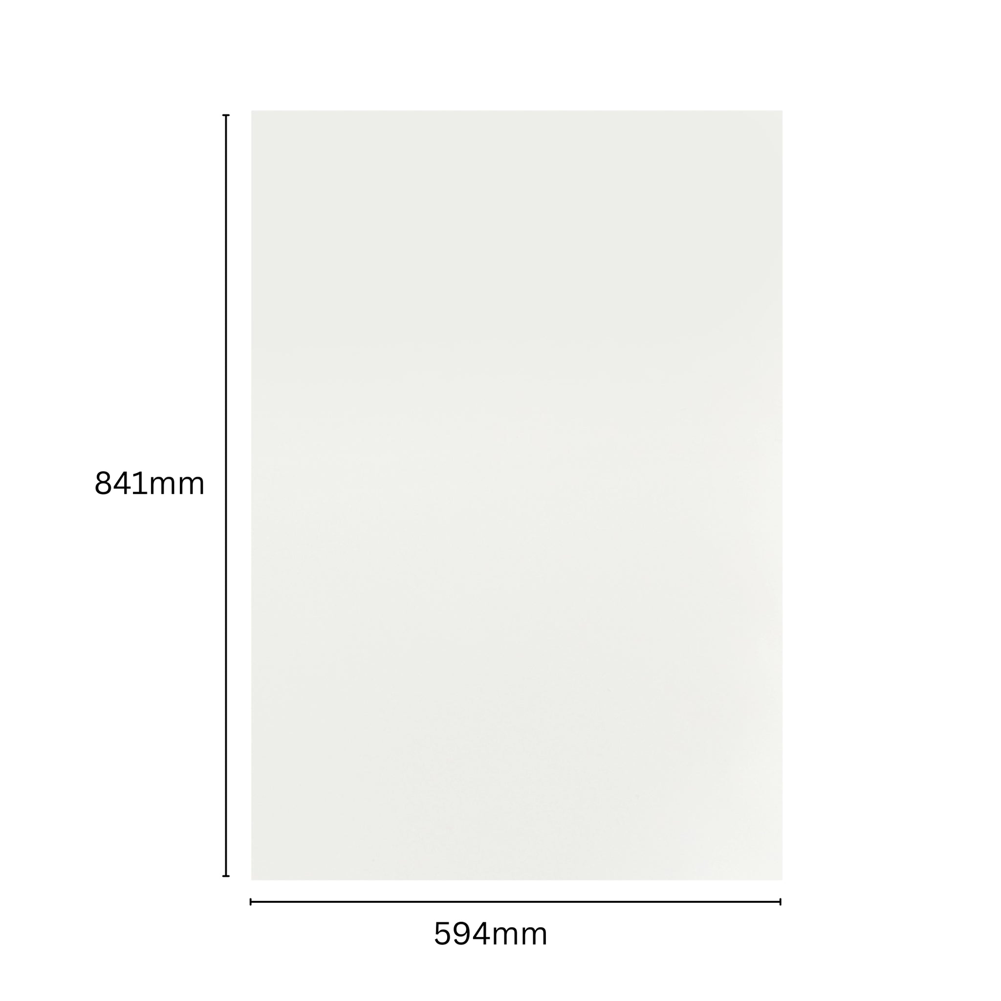 Pack of 15 A1 3mm White Foam Boards – 594 x 841mm