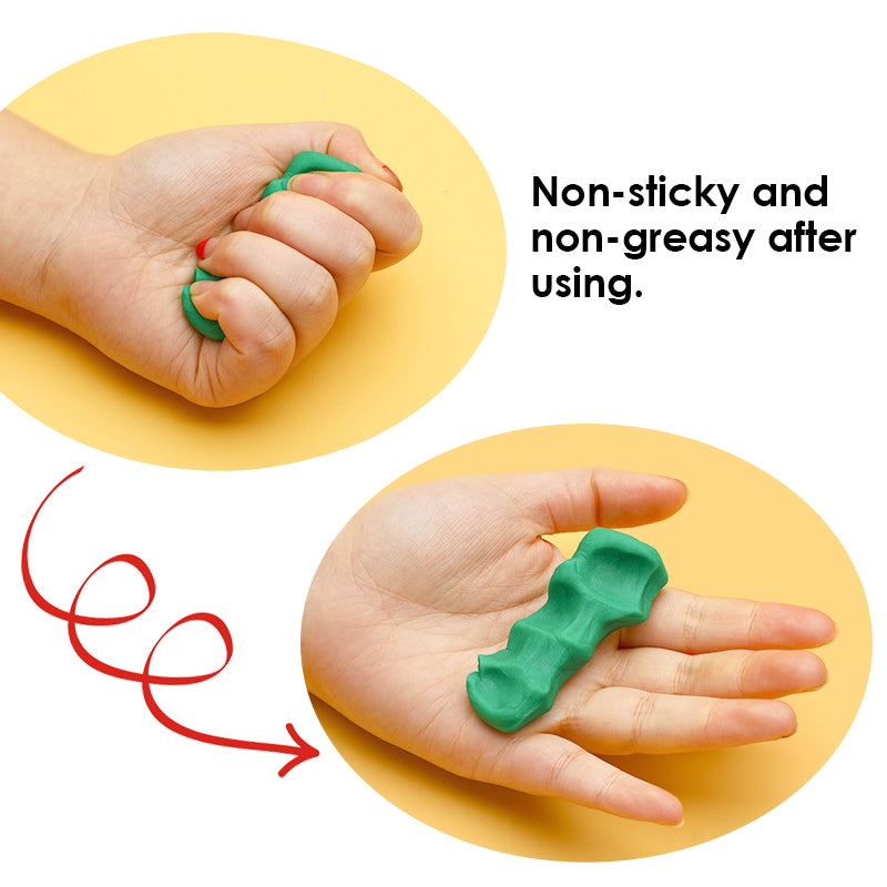 Pack of 8 Assorted Colour 115g Modelling Clay with Cutters