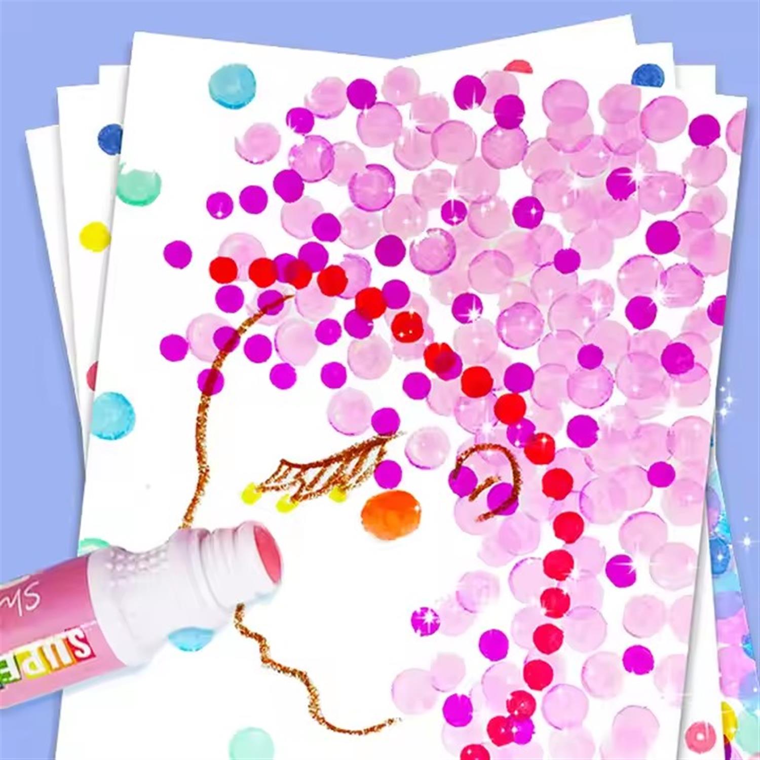 Pack of 8 Bright Washable Dot Markers
