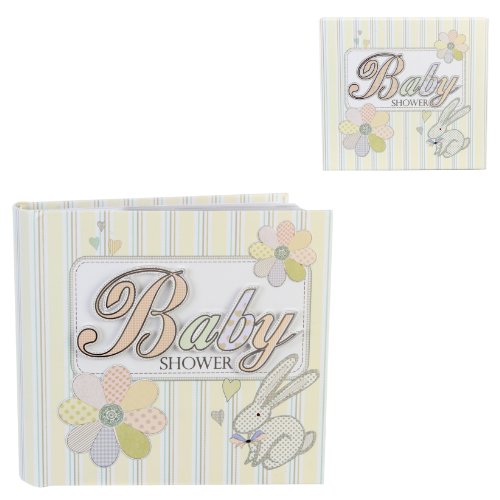 laura darrington baby shower photo album set patchwork collection