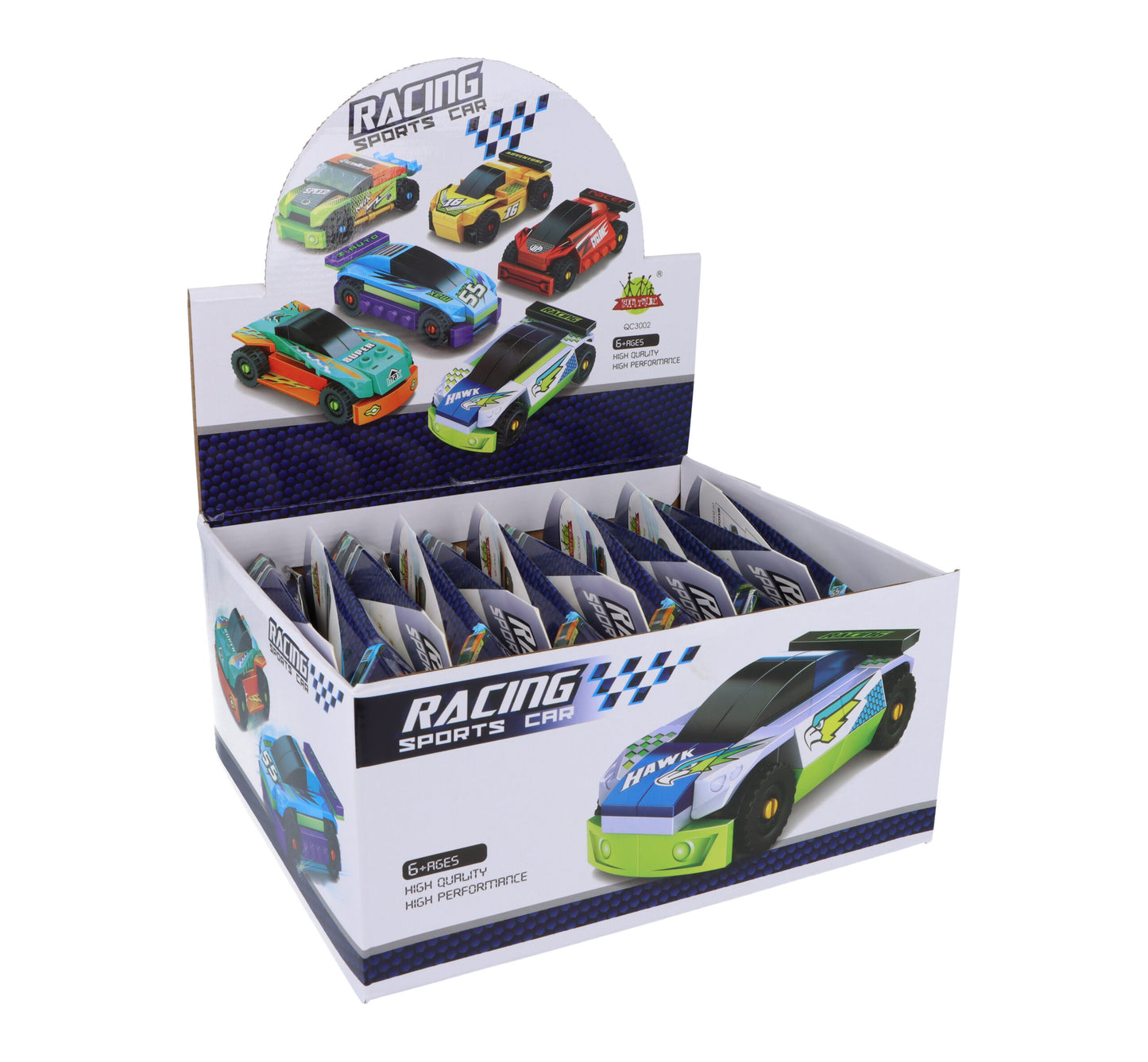 Single Sports Car Lego Block Kit