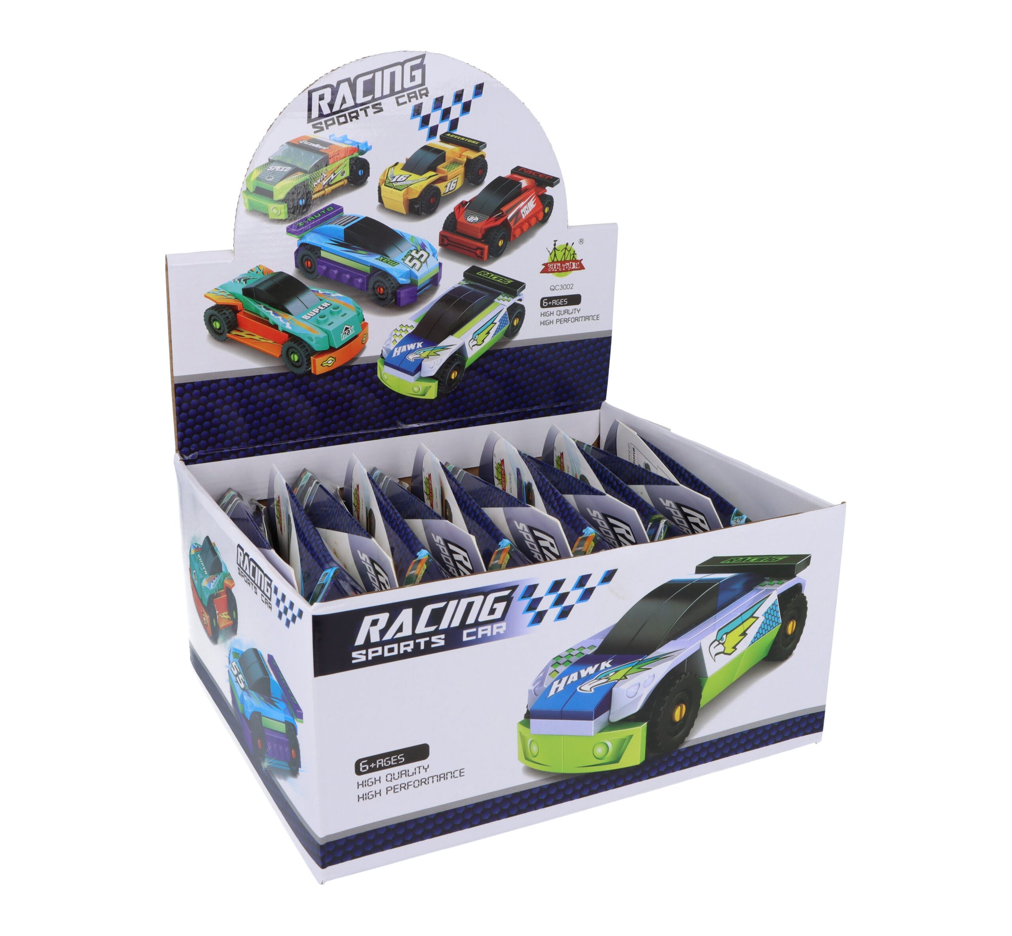 Single Sports Car Lego Block Kit