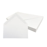 Pack of 50 White 100gsm 130x235mm Gummed Envelopes