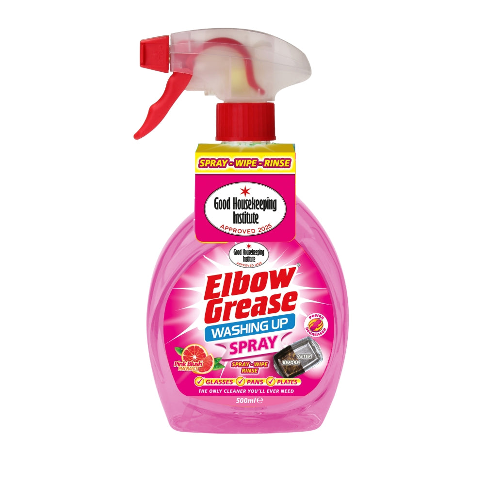 Elbow Grease Pink Washing Up Liquid Spray 500ml