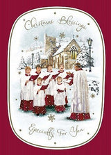 6 x Traditional Religious Blessing Especially For You Christmas Card 