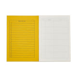 Rhino A5 40 Page Yellow Reading Record Book