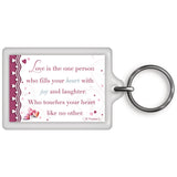 Love Is... Celebrity Style World's Best Keyring