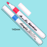 Wallet of 24 Assorted Colour Acrylic Marker Pens