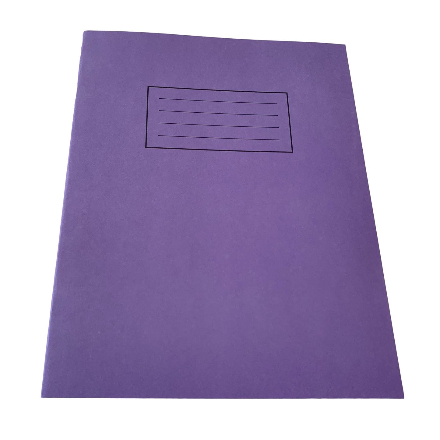 Janrax 9x7" Purple 80 Pages Feint and Ruled Exercise Book