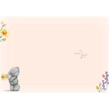 Bear With Tulips Easter Card