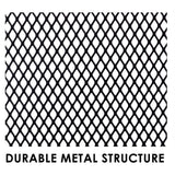 4 Tier Vertical Black Detachable Metal Mesh Organizer 27 x 8 x 20.6cm