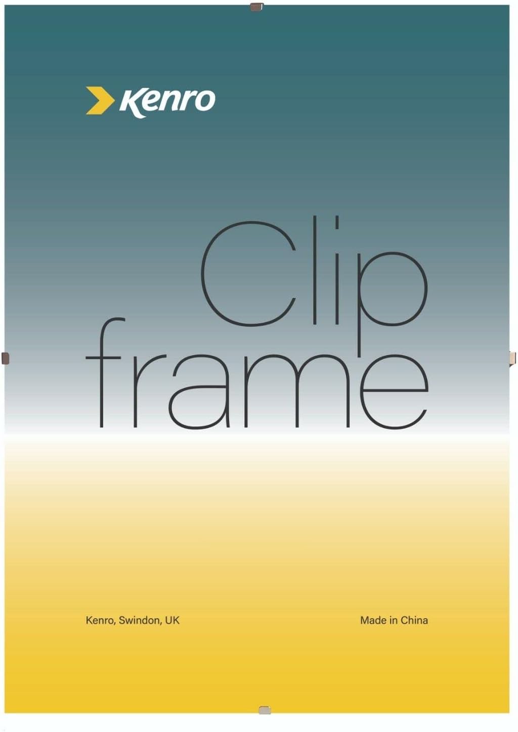 Kenro Clip Frame 20x27.5" / 50x70cm with Acrylic Front for Posters Photo Drawings