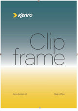 Kenro Clip Frame 20x27.5" / 50x70cm with Acrylic Front for Posters Photo Drawings