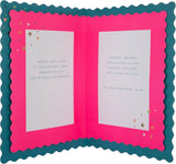 Traditional Graphic Heart Luxury Boxed Wife Birthday Anniversary Card